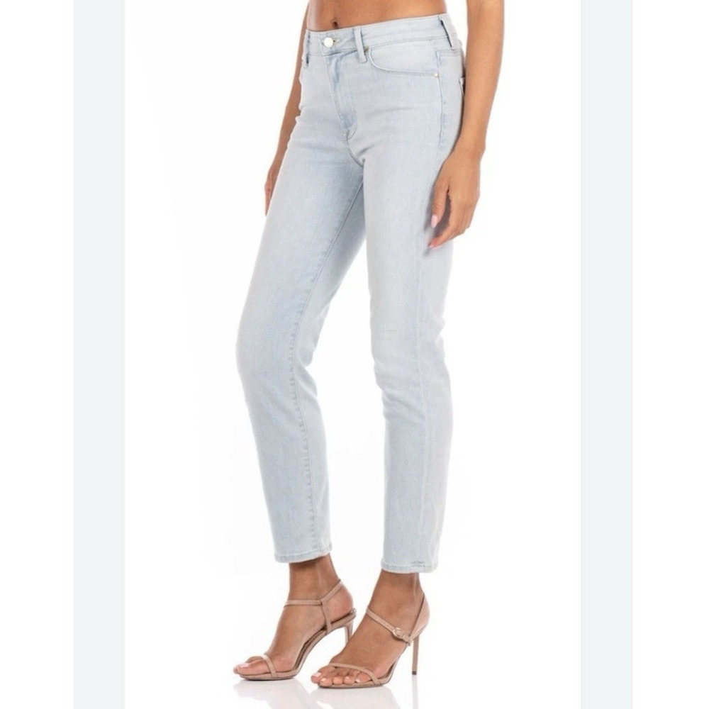 Fidelity Womens 25 Cher Clearwater Jeans Light Blue Denim Skinny